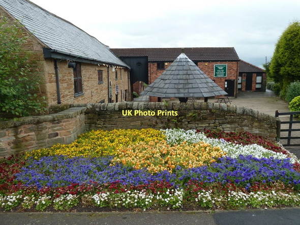 Photo 6"x4" Ridgeway Craft Centre and spring floral display Ridgeway\/SK4081 c2011