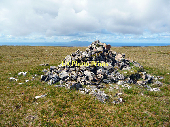 Photo 6"x4" Summit of Healabhal Mhor Skinidin c2011