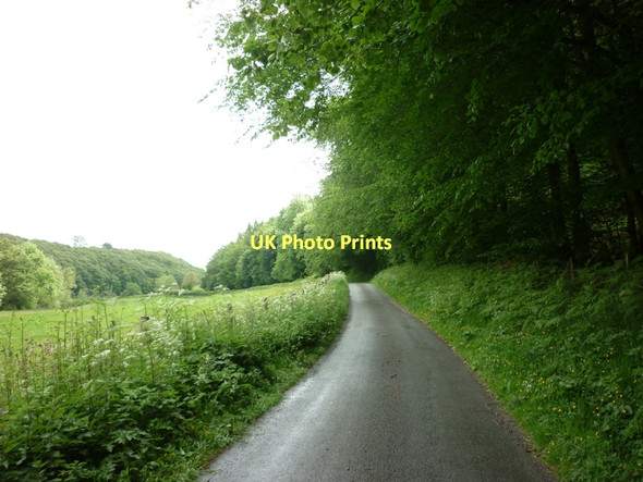 Photo 6"x4" A minor road to Hopesay Edgton c2011