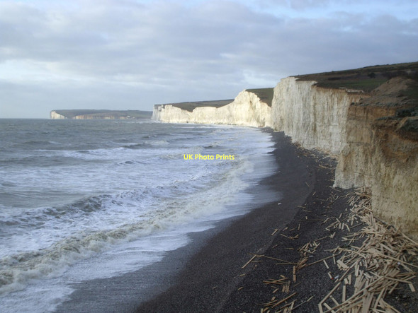 Photo 6"x4" Seven Sisters from Birling Gap Birling Gap c2008