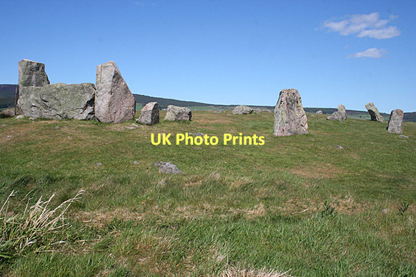 Photo 6"x4" Tomnaverie Stone Circle Tarland c2011