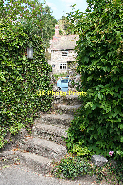 Photo 6"x4" Lustleigh: steps Lustleigh c2011