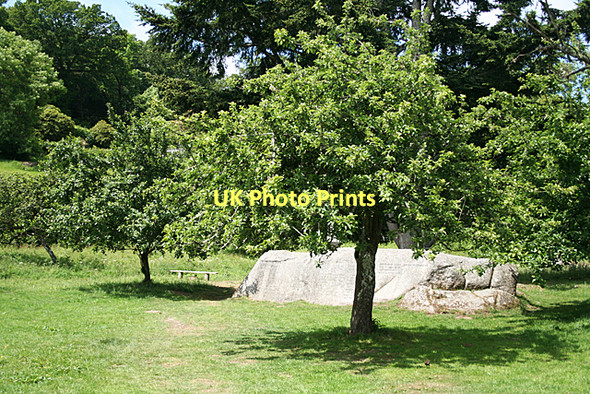 Photo 6"x4" Lustleigh: by the May Queen Rock Lustleigh c2011