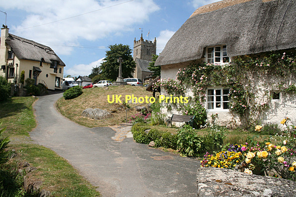 Photo 6"x4" Lustleigh: towards the church Lustleigh c2011
