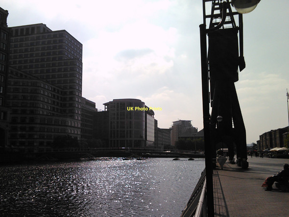 Photo 6"x4" Looking towards Canary Wharf from West India Quay Poplar\/TQ3780 c2011