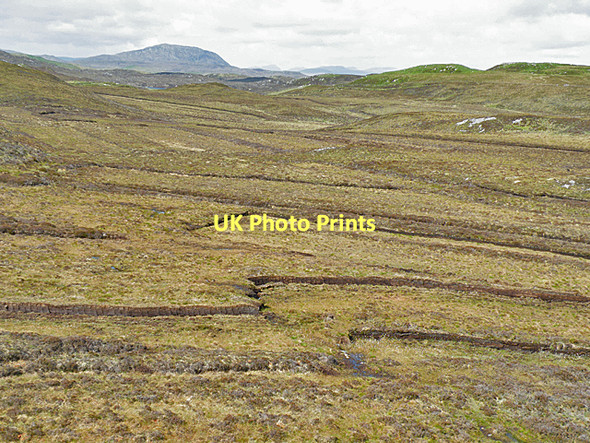 Photo 6"x4" Peat Bog near Baile Ailean Baile Ailein c2011