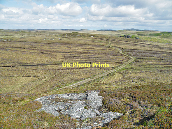 Photo 6"x4" Peat Road Baile Ailein c2011