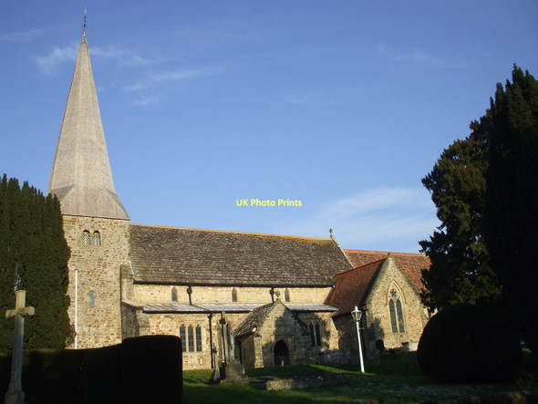 Photo 6"x4" St. Andrew's, Fletching Fletching c2008