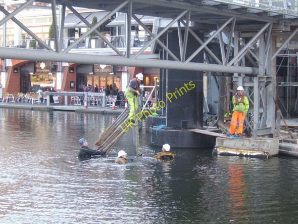 Photo 6"x4" Swimming in the canal Lee Bank c2009