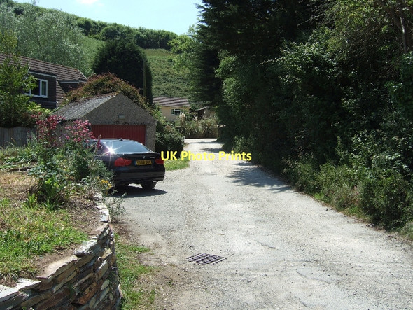 Photo 6"x4" Footpath to Treveague Farm Gorran Haven c2011
