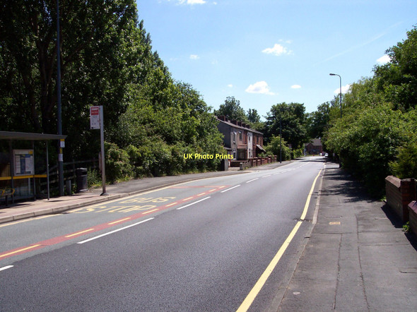 Photo 6"x4" The A578 crosses the site of the railway bridge at Hindley Green Hindley\/SD6204 c2011