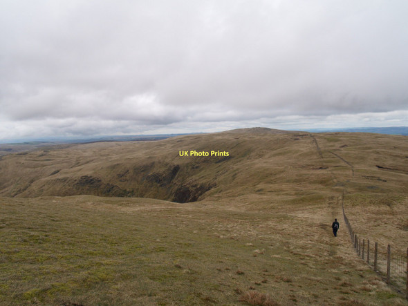 Photo 6"x4" On Pumlumon Fawr Llyn Llygad Rheidol c2011