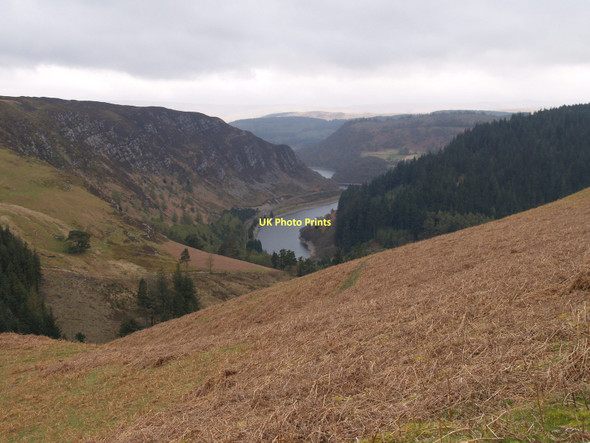 Photo 6"x4" The Garreg-Ddu Reservoir Elan Village c2011