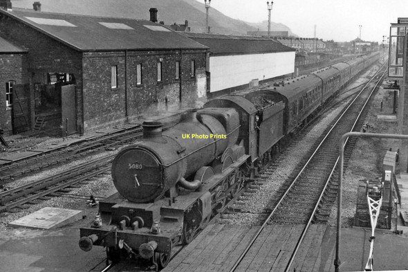 Photo 6"x4" Paddington - West Wales express entering Port Talbot Port Talbot c1962
