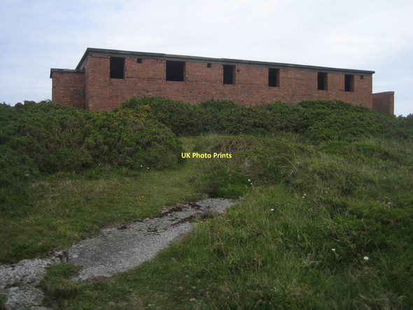 Photo 6"x4" Defunct military building above Porth Maenmelyn Trefasser c2011