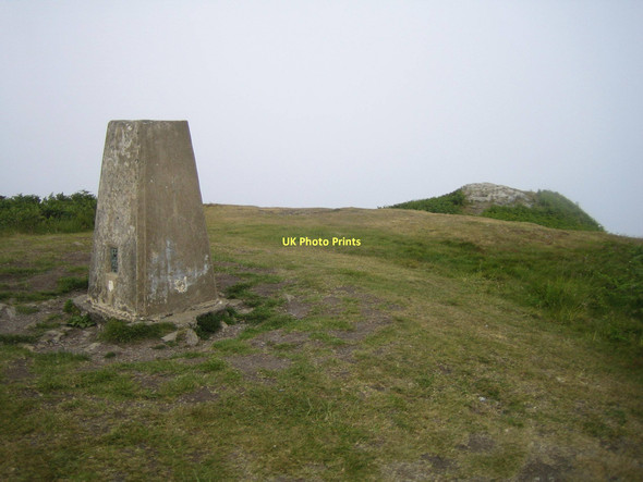 Photo 6"x4" Trig Point on Pen y Fan, Dinas Head Bryn-henllan c2011
