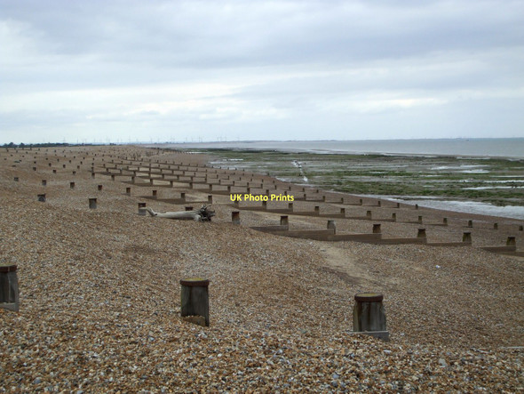 Photo 6"x4" The beach at Pett, East Sussex Cliff End\/TQ8813 c2009