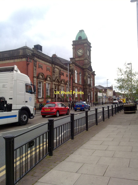 Photo 6"x4" Royton Library and Royton Town Hall Royton c2011