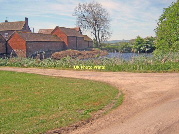 Photo 6"x4" Moat at Manor Farm Hill Croome c2011