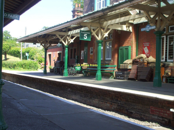 Photo 6"x4" Horsted Keynes Railway Station Cinder Hill\/TQ3729 c2009
