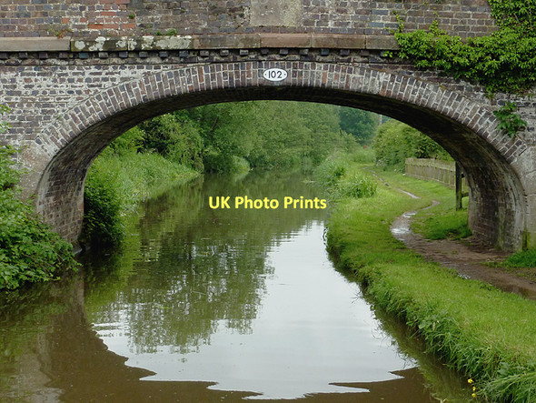 Photo 6"x4" Bridge No 102 near Barlaston, Staffordshire Waggersley c2011