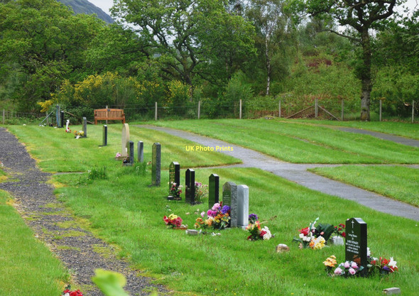 Photo 6"x4" New lairs at the cemetery near Callert Glencoe\/NN1058 c2011