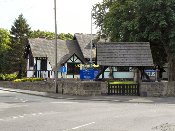 Photo 6"x4" St Mary's Church and Lychgate Hyde\/SJ9494 c2011