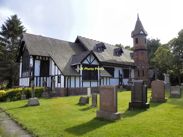 Photo 6"x4" Church of St Mary the Virgin, Haughton Green Hyde\/SJ9494 c2011