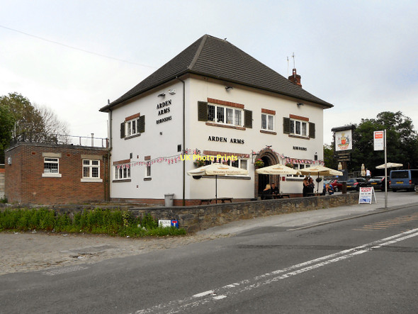 Photo 6"x4" The Arden Arms Denton\/SJ9295 c2011