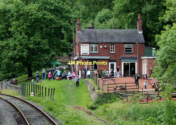 Photo 6"x4" The Black Lion at Consall Forge, Staffordshire Hazles c2011