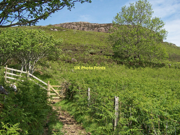 Photo 6"x4" Gate onto the hills Camastianavaig c2011