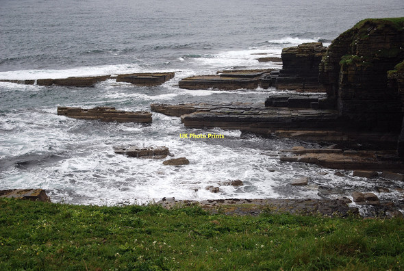 Photo 6"x4" Auckengill Coastal Scenery Nybster c2011