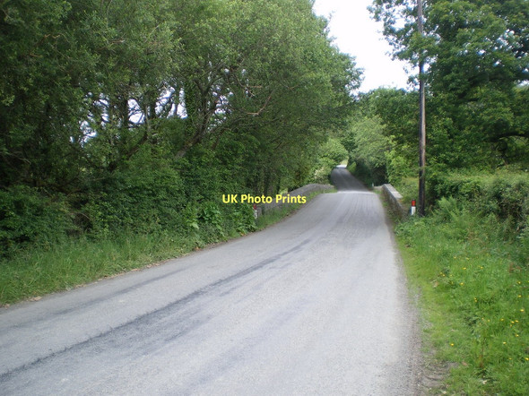 Photo 6"x4" Bridge over a tributary of the Afon Nyfer Crosswell\/Ffynnongroes c2011