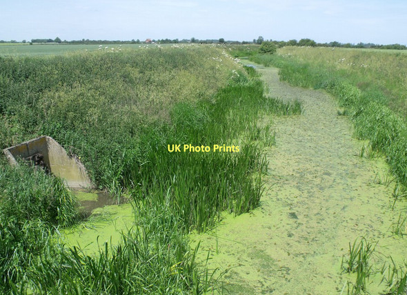 Photo 6"x4" River Till from Thorpe Bridge Sturton by Stow c2011