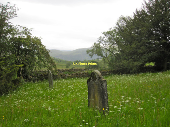 Photo 6"x4" Matterdale Churchyard, a wildflower nature reserve Dockray\/NY3921 c2011