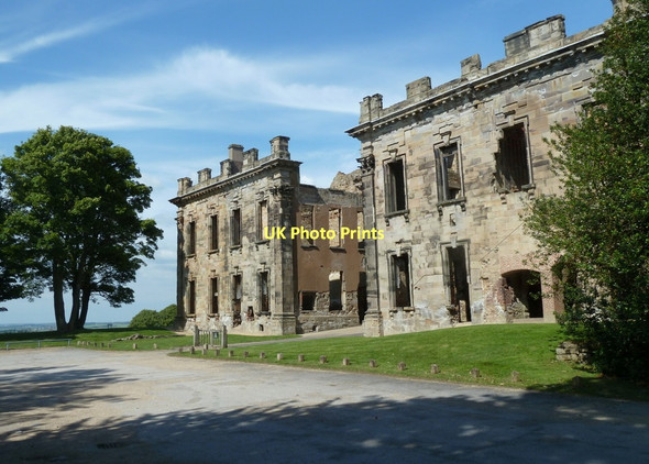 Photo 6"x4" The western facade of Sutton Scarsdale Hall Sutton Scarsdale c2011