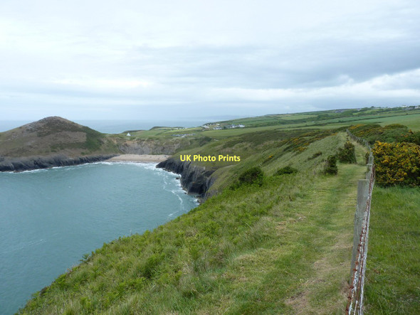 Photo 6"x4" The Ceredigion Coast Path above Hatling Fawr Y Ferwig c2011