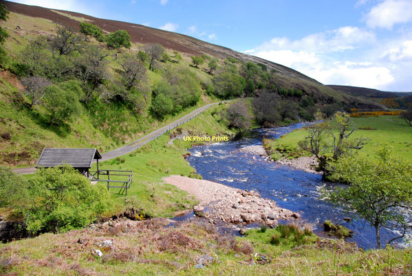 Photo 6"x4" Langwell River Bad an Achaidh c2011