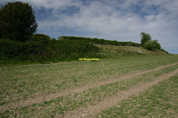 Photo 6"x4" Greenwich Meridian west of Hamsey Manor Lewes c2011