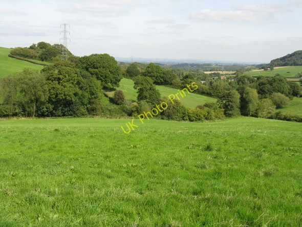 Photo 6"x4" Valley North Of Abberley Abberley c2009