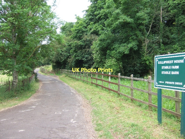 Photo 6"x4" Drive to Collipriest House Tiverton\/SS9512 c2011