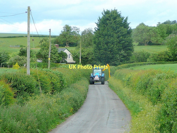 Photo 6"x4" Verge-cutting, Springetts Lane Ross-on-Wye c2011