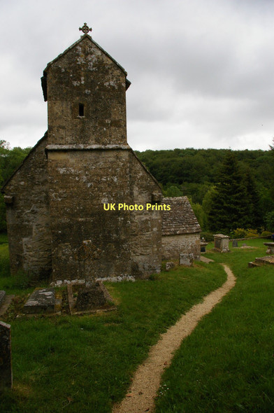 Photo 6"x4" St Michael's, Duntisbourne Rous, from the west Duntisbourne Rouse c2011
