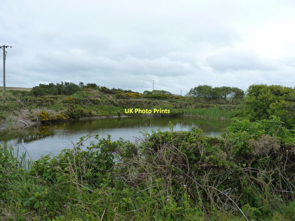 Photo 6"x4" Pool on the golf course Gwbert c2011