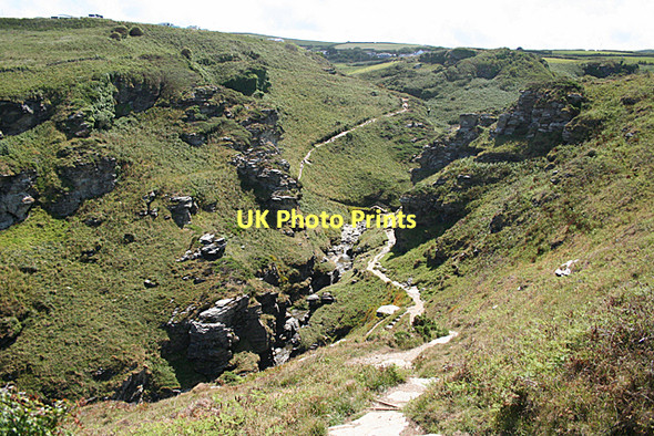 Photo 6"x4" Tintagel: South West Coast Path Trethevy\/SX0789 c2011