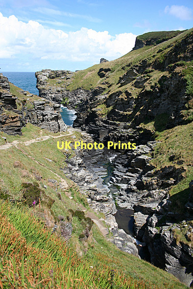 Photo 6"x4" Tintagel: Rocky Valley Trethevy\/SX0789 c2011