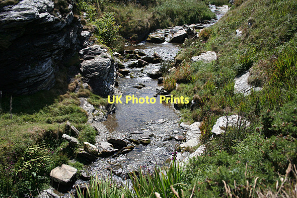 Photo 6"x4" Tintagel: stream in Rocky Valley Trethevy\/SX0789 c2011