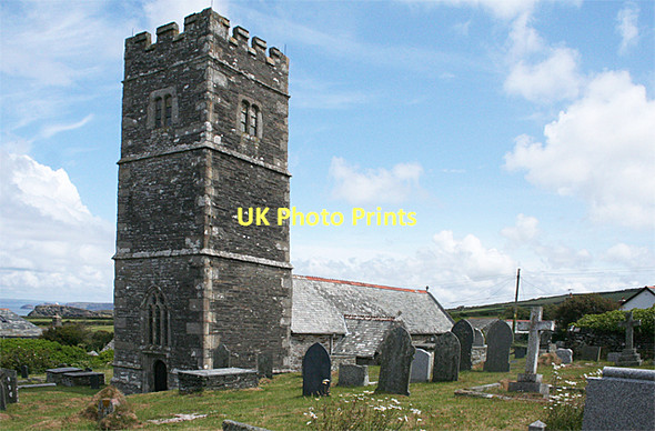 Photo 6"x4" Trevalga: St Petroc's church Trevalga c2011
