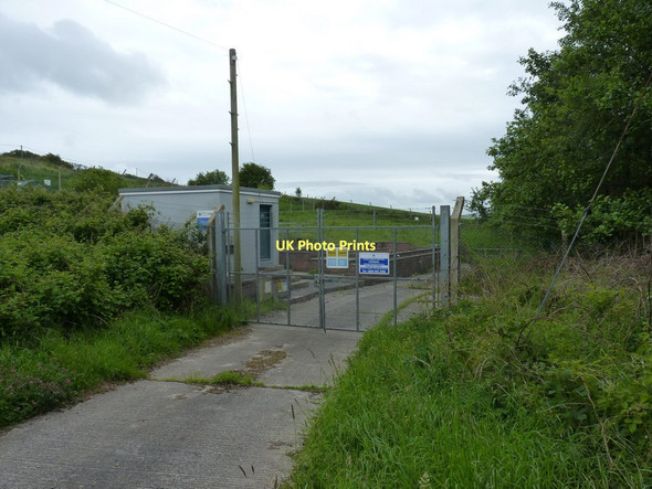 Photo 6"x4" Ferwig sewage treatment plant Y Ferwig c2011
