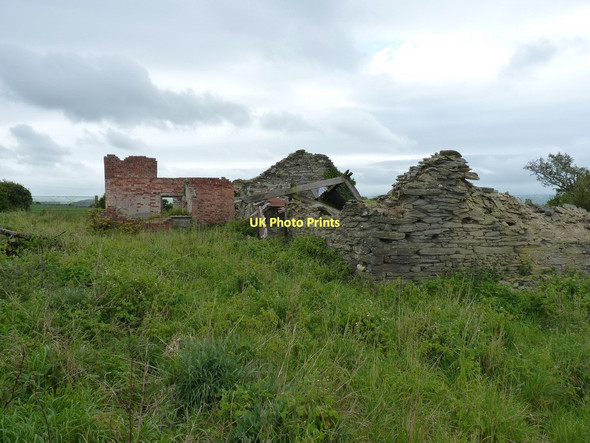 Photo 6"x4" Bettel - ruined farmstead near Y Ferwig Y Ferwig c2011
